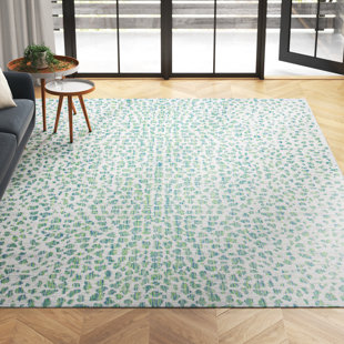 SNOW LEO GREEN Indoor Floor Mat By Kavka Designs - Bed Bath