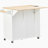 Kitchen Island With Power Outlet,Kitchen Storage Island With Drop Leaf And Rubber Wood-1741323757