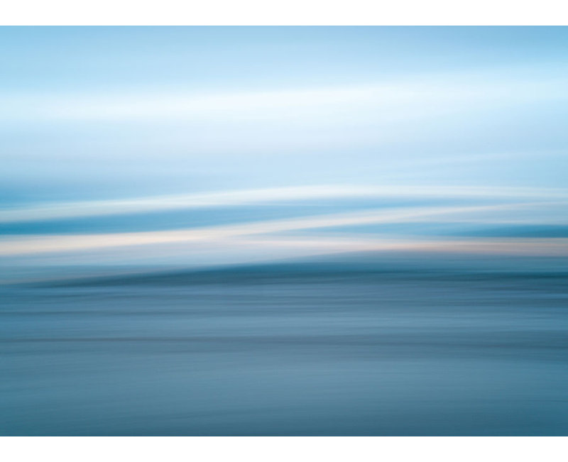 Inch Beach, Ireland II Framed Painting Canvas, Image Brush Gel