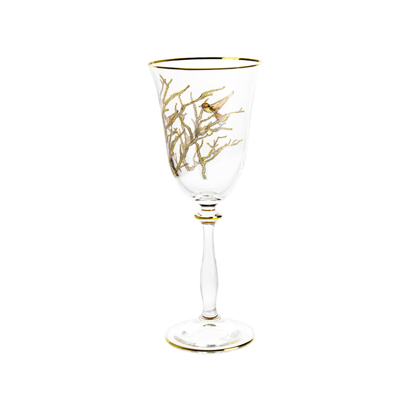 Vivience - 4 verres à eau Gold Designs, 8,75 oz
