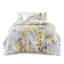 Comforter With Sheet - Twin Yellow Floral Sheets Leafy Theme