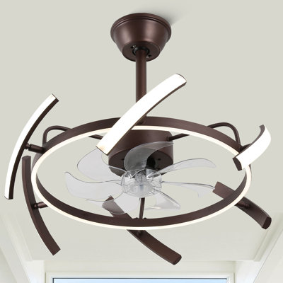 Jenna 12'' Ceiling Fan with LED Lights