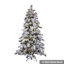 7.5' Lighted Artificial Spruce Christmas Tree