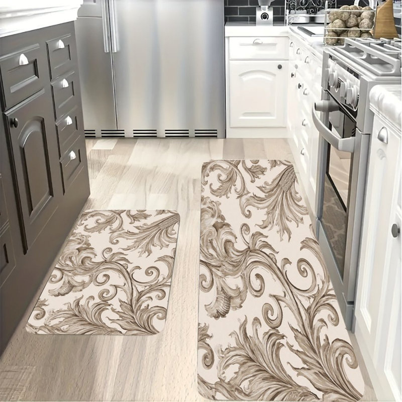 Ensemble de 2 tapis de cuisine élégants