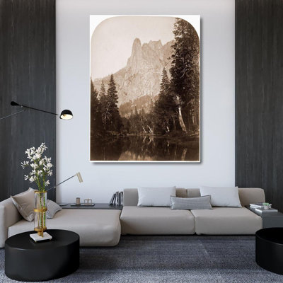 Watkins, Carleton, art sur toile: Sentinel (vue sur la vallée) 3270 pi. Yosemite, Californie, 1861 455367