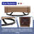Schutt 3 Piece Patio Set Outdoor Wicker Glider Rocking and Swivel Chairs with Cushions-97349852-97349851