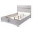 Zigler Platform Bed with Footboard Drawers-1098028522-1098028517