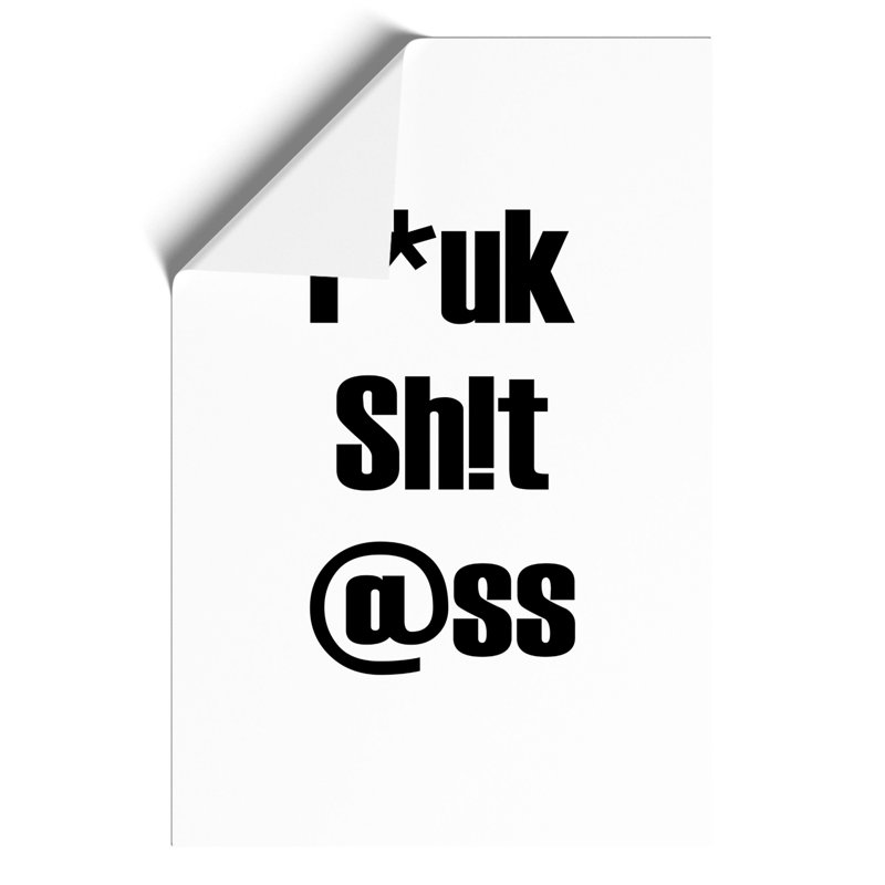 Mind Your Language - Frameless Print, 59cm H x 42cm W x 0.1cm D