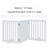 Renn Wood Free Standing Pet Gate with a Pair of Support Feet-87324941-87324942