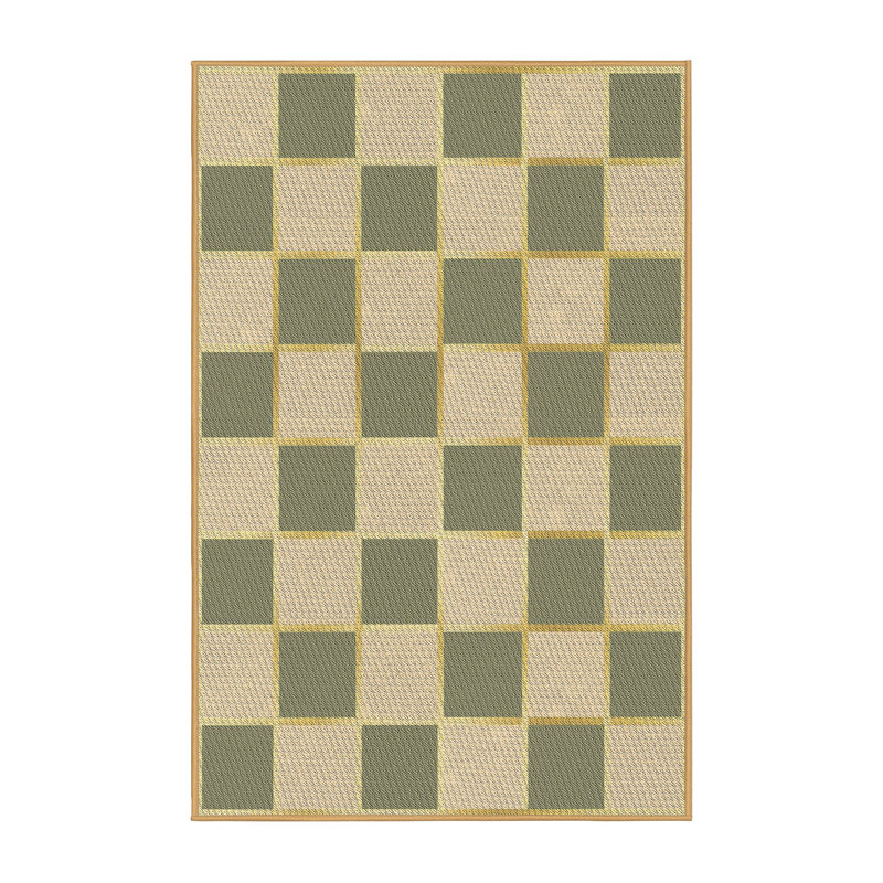 Performance Wool Checkered Indoor Rug, Rectangle 8' x 10'