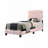 Charming Pink Twin Bed
