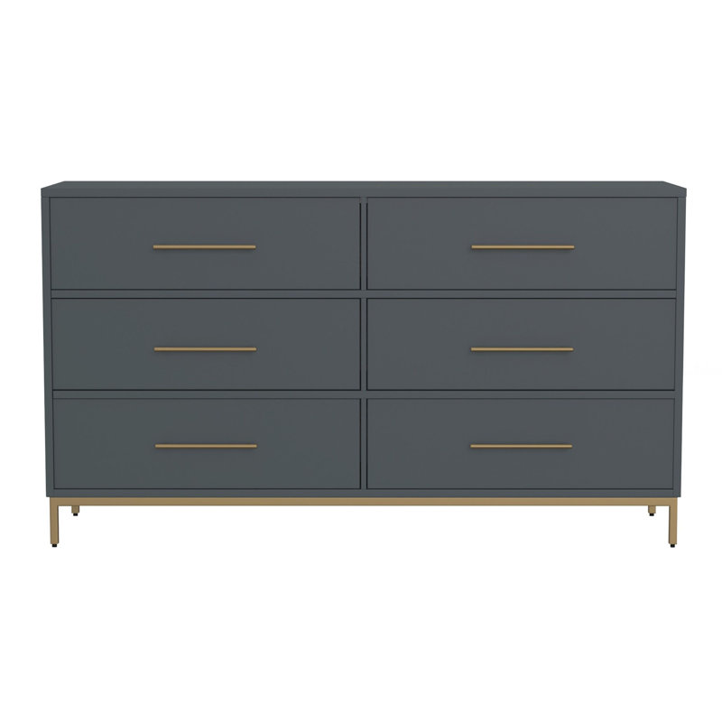 Commode double 6 tiroirs Gyatri
