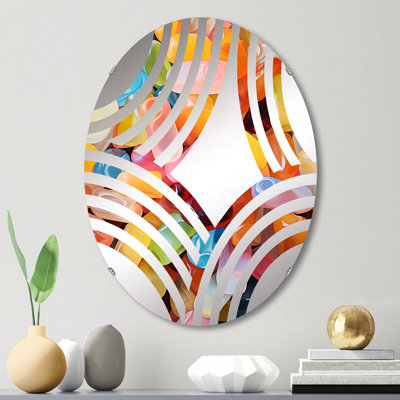 Miroir décoratif Popart Candies Dessert III - Baptist Fan-MIR110731-Ovale
