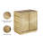 Golda Floor Shelf End Table