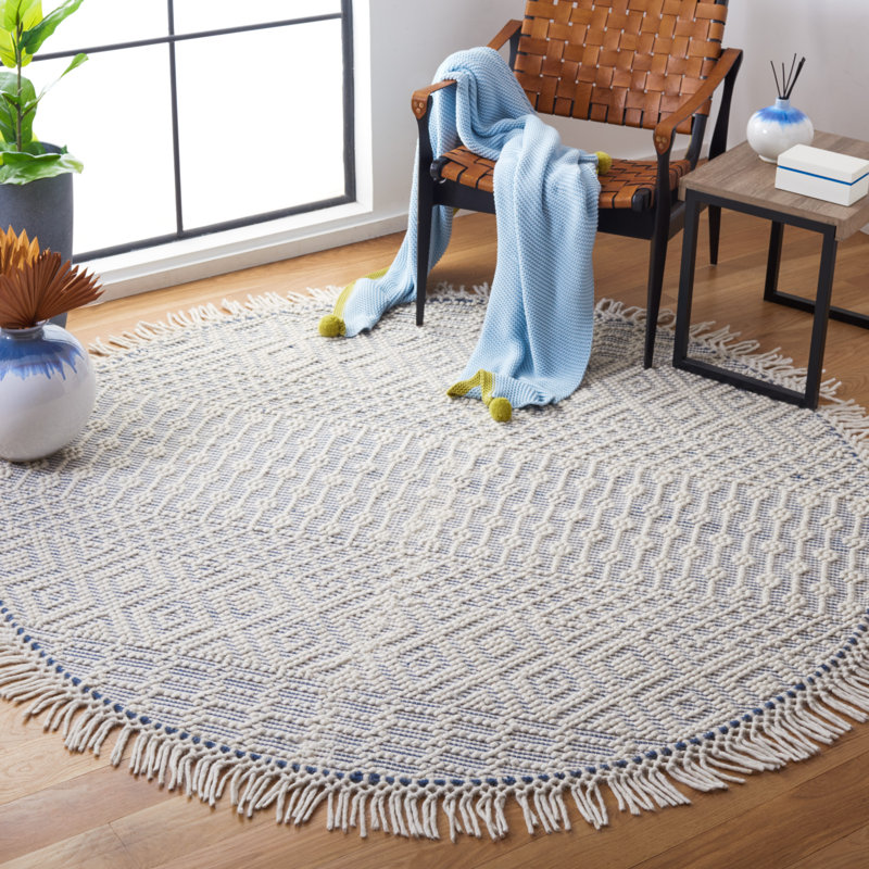 Tapis tissé à la main Kempner Natura, Rond 6 pi