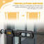 Adjustable Pressure Mounted Pet Gate