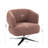 29" Wide Bouclé Upholstered Barrel Swivel Accent Chair-709302051