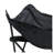 Set of 2 Folding Camping Chairs with Carry Bag, Portable Outdoor Seat in Black