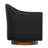 Modern Leather Swivel Barrel Chair with Solid Wood Base（Set of 2)-2121686540