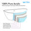 J24-55B Baignoire autoportante 55 "x 27,5"