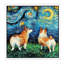 Corgi Night by Aja Trier - Painting on Canvas-1332092367-1221373108