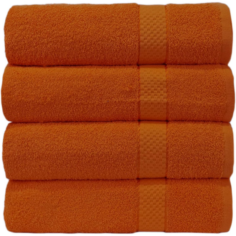 Casabella Premium Large Bath Sheet 80x140cm, Orange