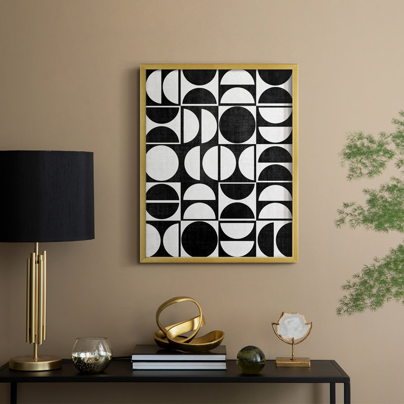 Modern Semis Framed Print - Solid Wood