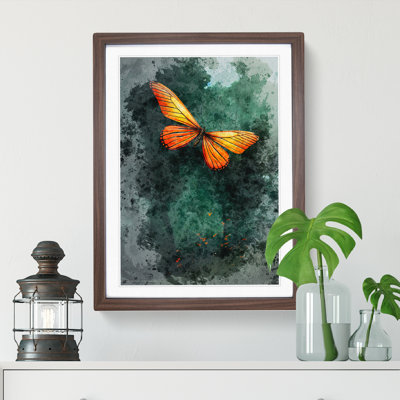 Butterfly In Watercolour No.2 - Single Picture Frame Painting