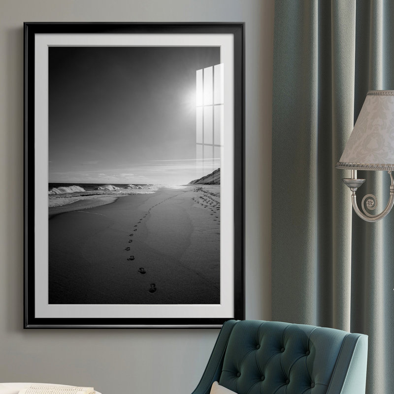 Heading East - Photographie avec cadre photo, Noir, H 30,5 po x l 42,5 po x P 1,5 po