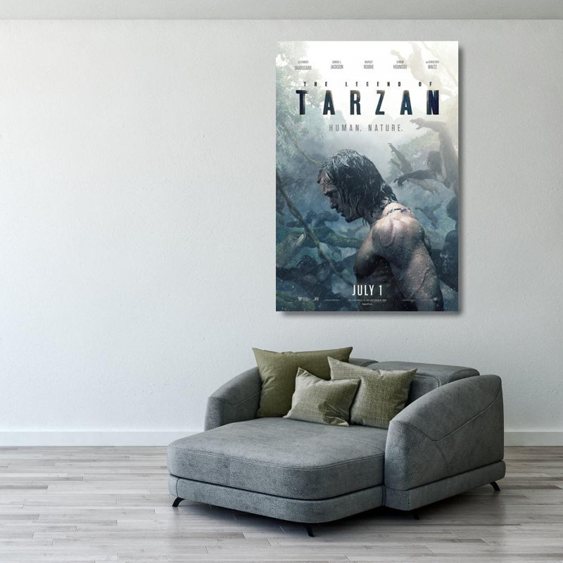 La légende de Tarzan, H 40 po x l 27 po