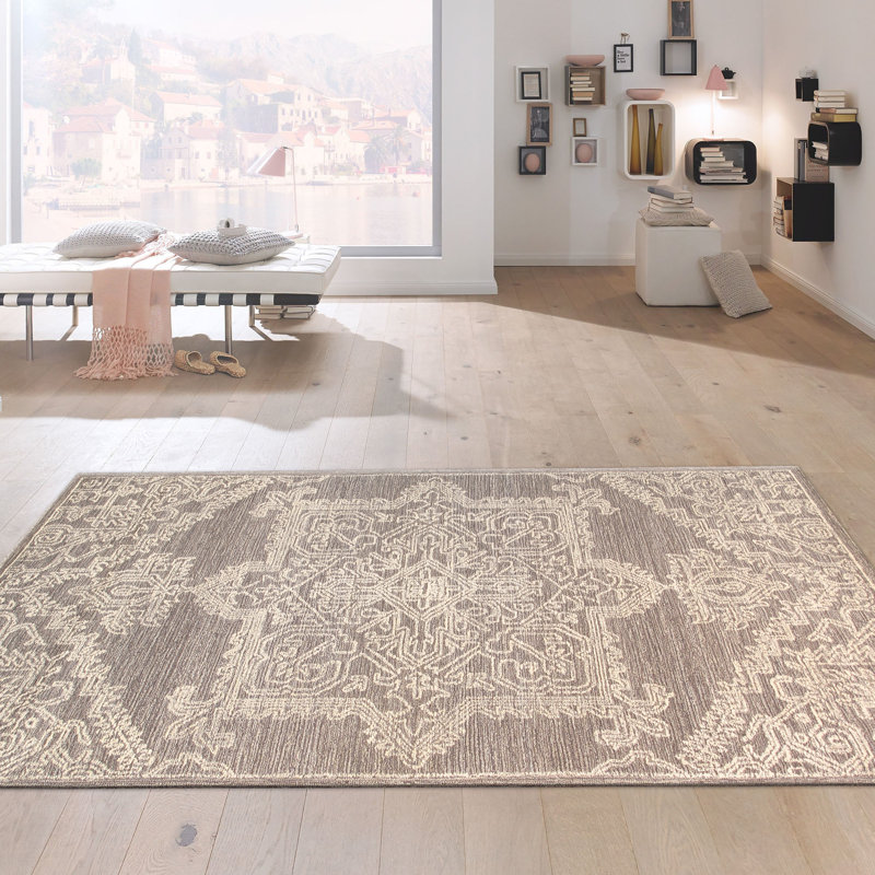 Modern Grey/Ivory Area Rug