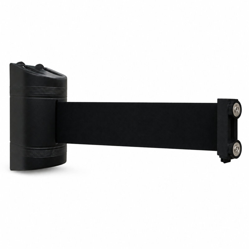 Magnetic Retractable Wall Barrier 120"L (Black)