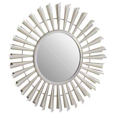 Buckland Metal Flat Wall Mirror