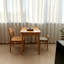 Chaise en bois de hêtre naturel, chaise en bois massif