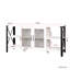 Dinorah 70.96'' W Storage Credenza Accent Cabinet Entryway Cabinet Storage Cabinet