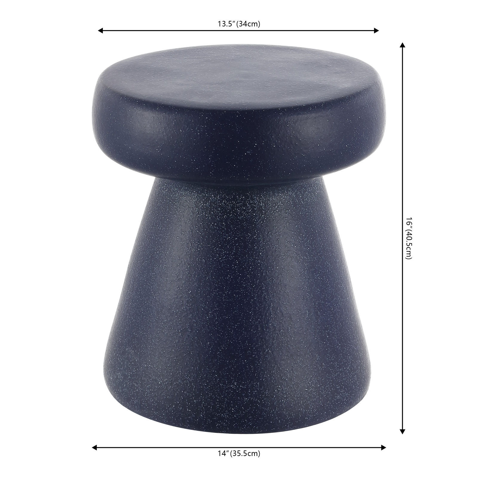 Simmons End Table, Speckled Navy