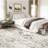 Vintage Stain Resistant Anti-Slip Washable Rug for Living Room Bedroom(Ivory/Grey)-237002920