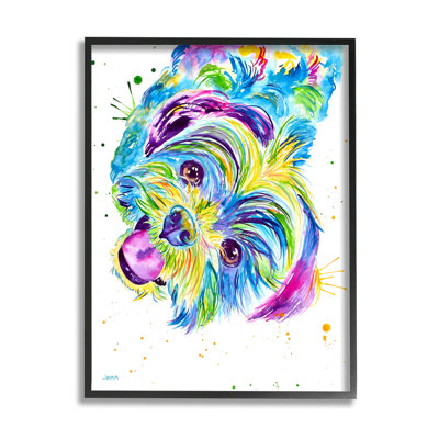 «Fun» Vif, Shih Tzu, estampe numérique par Jen Seeley
