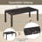 6-Piece Vintage Rectangular Extendable Dining Table Set,With 4 Ergonomic Upholstered Chairs And 1 Bench,A 12-Inch Removable Middle Leaf,Elegant Curved Legs,Easy Assembly-280567636-280567599
