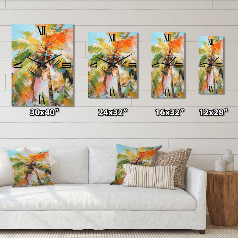 Jazzilyn - Horloge murale florale, Moyen