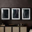 ABSTRACT Series DCxxxxi - Impression encadrée sur mesure de qualité supérieure - 3 pièces-1113440540-1113440542
