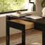 Bureau compact Solen, chêne noir-1547034084