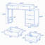 Bureau de maquillage, bureau d'ordinateur-133138589