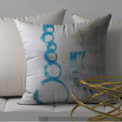Right Singular Square Pillow Cover & Insert
