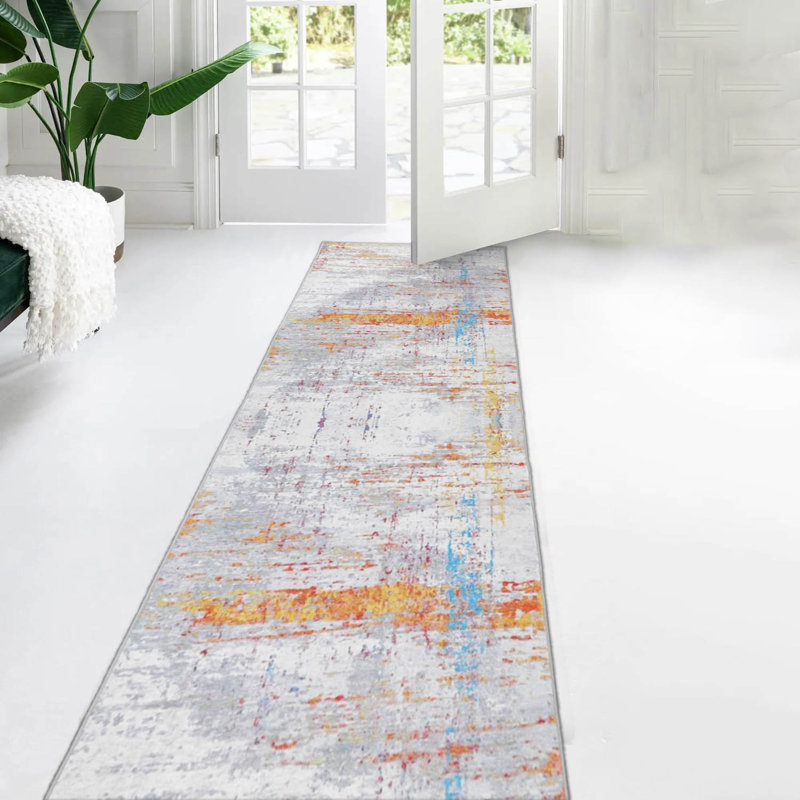 Chrissa Abstract Rug, Runner 2'6" x 10'