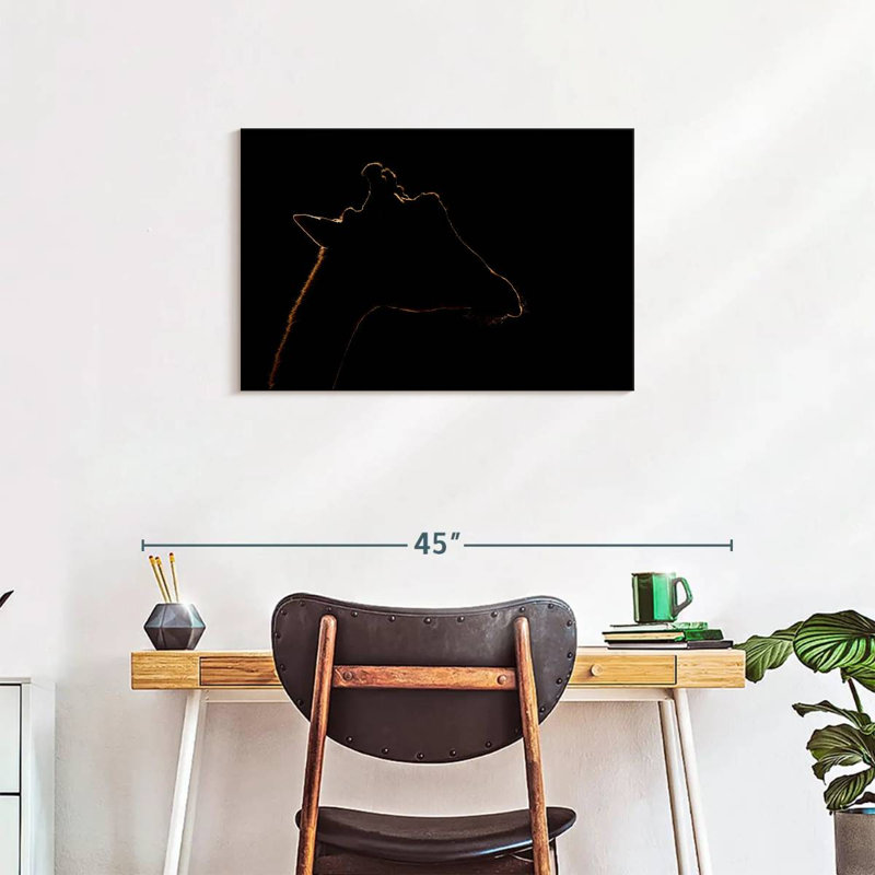 Brampt Giraffe Silhouette, 20" H x 30" W