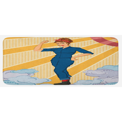 Tapis de cuisine féministe