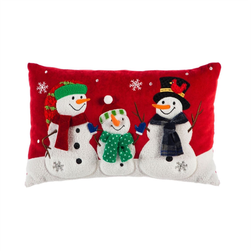 Snowman Rectangular Lumbar