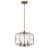 Iroha 3 - Light Brass Geometric Pendant