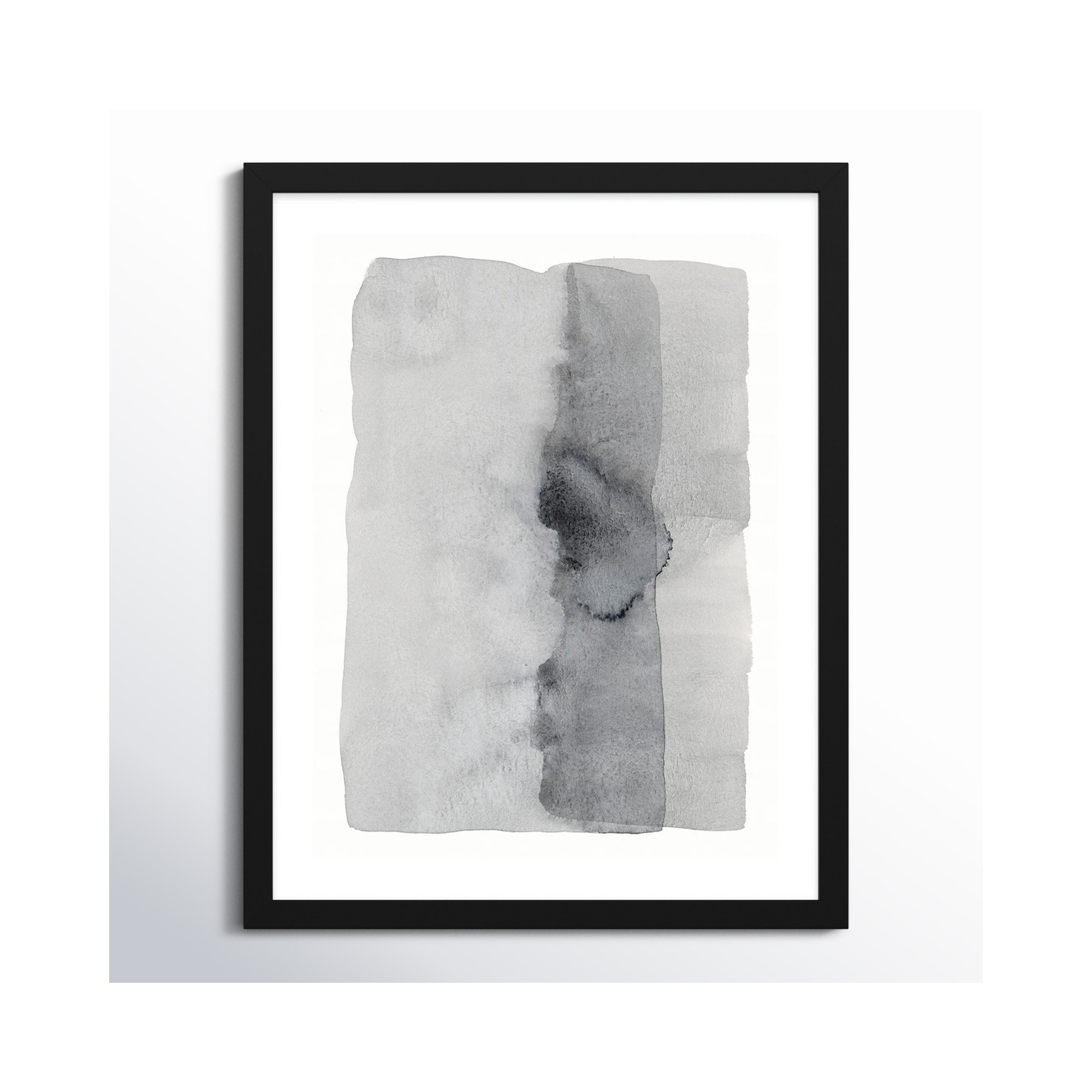 Gray On Gray 7 by Jacques Pilon, Black, 38" H x 30" W